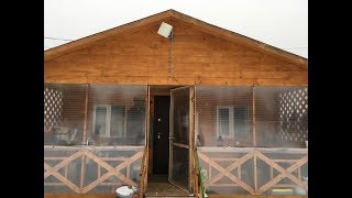 ЕДЕМ НА ДАЧУ. МЕТЕЛЬ. ПОСЫЛКА ГРЕЮЩИЙ КАБЕЛЬ ДЛЯ ТЕПЛОЙ ГРЯДКИ. ОБЗОР НАШЕГО ДОМИКА.