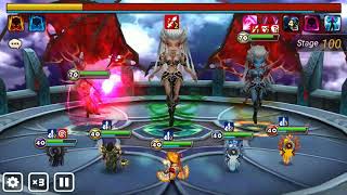 Summoner War Sky Arena - TOA 100 Female Boss with Famable Team (cheap)