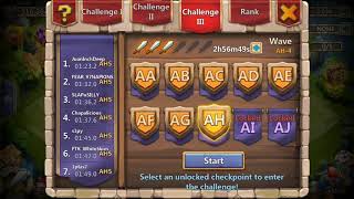 Castle Clash. AH with no Skelly :)