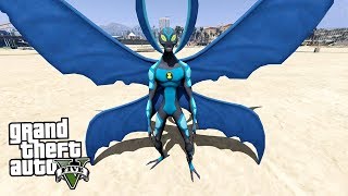 GTA 5 YENİ BEN 10 KARAKTERİ BÜYÜK KORKU MODU / BEN 10 BİGCHİLL MODE