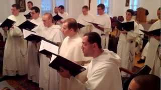 Sancta et Immaculata - Dominican House of Studies prep for Christmas 2012