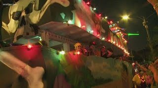 Krewe of Boo rolls after crane demolition is delayed