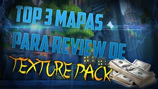 Top 3 Mapas Para REVIEW De TexturePack || 1.8/1.9 || ZeroCraft
