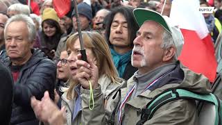 Hundreds rally outside French Senate against 'imposing' of vaccination and health passes