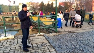 УЛИЧНАЯ ПРОПОВЕДЬ С КОЛОНКОЙ! УЖГОРОД. Это было УДИВИТЕЛЬНО!!!