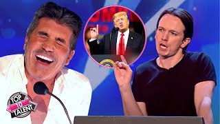 Impersonator DONALD TRUMP Make Judges Can't Stop Laugh | Britain's Got Talent