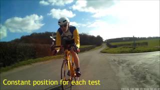 Tyre pressure and wheels experiement