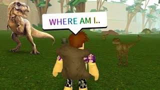 VISITING THE DINOSAUR ISLAND! (Roblox Explorer Simulator)