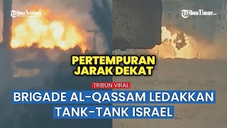 Pejuang Hamas Bombardir Tank Israel di Gaza, Tentara Israel Kewalahan Respon Serangan