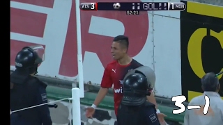 ATLAS VS MORELIA 3-1 J4 CLAUSURA 2017