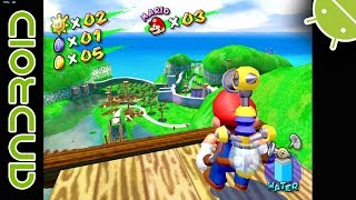 Super Mario Sunshine on Galaxy S8 (Dolphin Emulator) FULL SPEED!