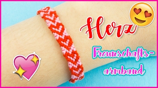 DIY Herz Freundschaftsarmband | Valentinstag Armband ?