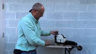 STIHL MS180CBE CHAIN SAW INSTRUCTION