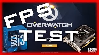 [i3-6100 + GTX 750 ti] - Overwatch Framerate Test