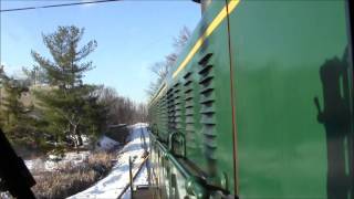 Cab Ride in a 1950's Baldwin Locomotive!