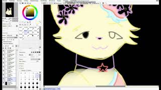 #3 SPEEDPAINT в sai2. КОТЫ ВОИТЕЛИ. Рисую свою ос.