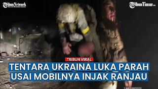 Tentara Ukraina Alami Luka Parah, Imbas Tabrak Ranjau Rusia
