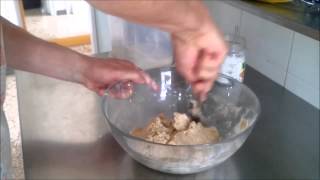 Elaboración de pan sin levadura