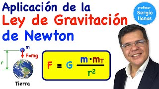 Aplicación de la Ley de Gravitación Universal de Newton - Application of the Law of Gravity