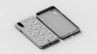 How to make 'Textured Mobile Case' in Solidworks 2016
