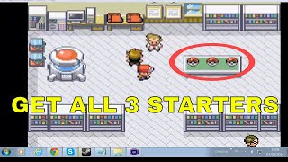 Pokemon Firered: How to Get All 3 Starter Pokemon [PC]
