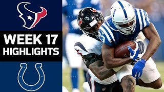 Texans vs. Colts | NFL Week 17 Game Highlights