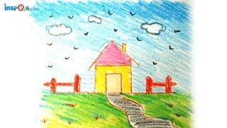 How to Draw House Landscape