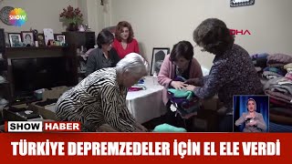 Türkiye depremzedeler için el ele verdi