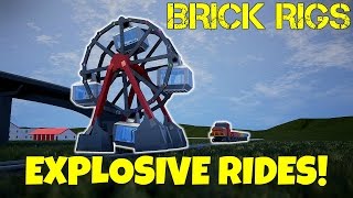 EXPLOSIVE CARNIVAL RIDES! - Brick Rigs Creations Gameplay - EP 16