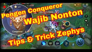 Menuju Conqueror - Kupas tuntas Zephys AOV / ROV / Liên Quân / 傳說對決