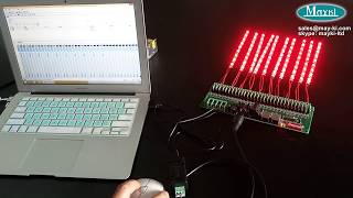 DMX decoder controller for light strip