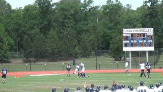 Lynard Jamison #24 Scores from 28yds in Blythewood High School's Spring Game 2012