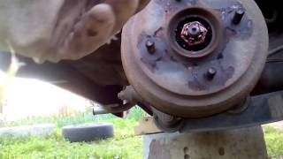 Drum wheel removal - Daewoo matiz