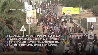 Israel Gempur Gaza, Puluhan Ribu Warga Paletsina Mengungsi ke Selatan