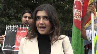 UK: Protesters rally outside Parliament demanding more support for Afghans