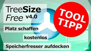 Tool-Tipp: TreeSize Free - Verzeichnisgrößen anzeigen und Speicherfresser aufdecken & ausmisten