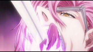 Szayel Aporro Granz vs Mayuri Kurotsuchi, Renji Abarai and Uryu Ishida Full Fight Eng Dub