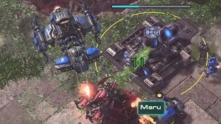 Maru Rushes a Battlecruiser vs. Impact - Starcraft 2 GSL