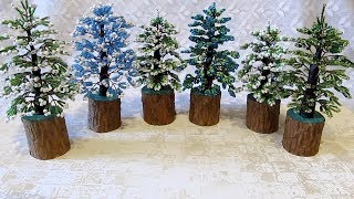 Мастер-Класс. Маленькие ёлочки своими руками. Идея.