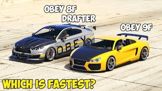 GTA 5 - OBEY 8F DRAFTER vs OBEY 9F - Which is Fastest?
