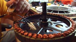 Hub Motor Repair  - Opening  Testing Hall sensor replacement etc.