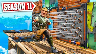 Someone made a SEASON 1 Fortnite Deathrun! (Fortnite Creative Mode)