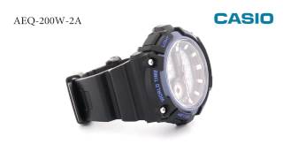 CASIO 카시오 남성 전자 군인 시계 AEQ-200W-2A
