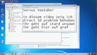 Direct3d error fix german