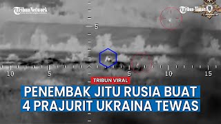 Detik-detik 4 Nyawa Prajurit Ukraina Direnggut Penembak Jitu Rusia