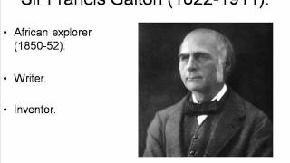 Sir Francis Galton [HPsy 8A: 1]