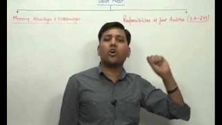 CA IPC Audit lecture 8 joint& special audit