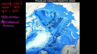 236  Рельеф дна Северного Ледовитого океана