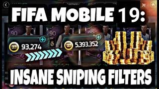 FIFA 19 MOBILE HOW TO BEST SNIPING FILTERS IN FIFA 19 MOBILE