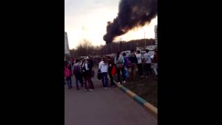 Пожар в Ярославле район Заволга  29.04.2015. Часть 1.